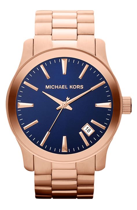 michael kors runway blue